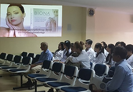 Product presentation at Kosamak hospital held on 17th January 2019 for dermatology